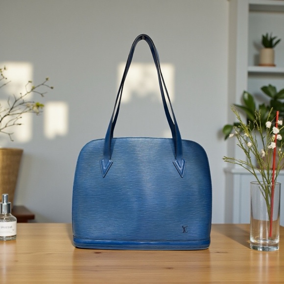 Louis Vuitton Handbags - Louis Vuitton Epi Lussac MM – Toledo Blue